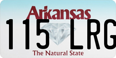 AR license plate 115LRG