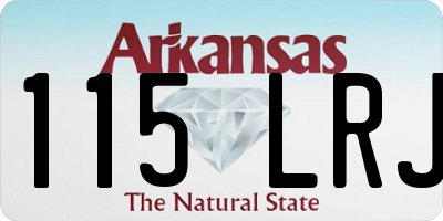 AR license plate 115LRJ