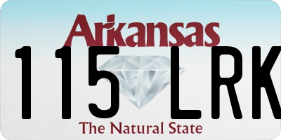 AR license plate 115LRK