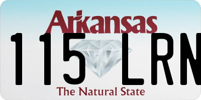 AR license plate 115LRN