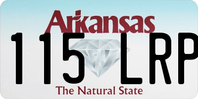 AR license plate 115LRP