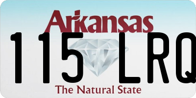 AR license plate 115LRQ