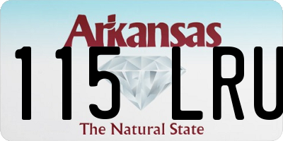 AR license plate 115LRU
