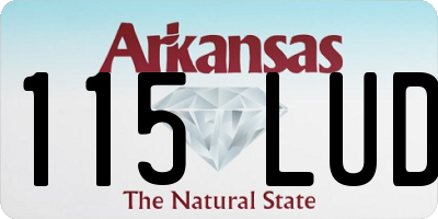 AR license plate 115LUD