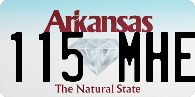 AR license plate 115MHE