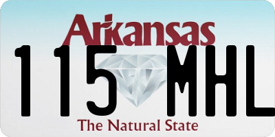 AR license plate 115MHL