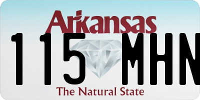 AR license plate 115MHN