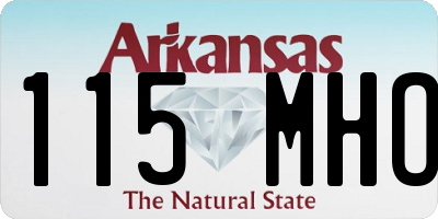 AR license plate 115MHO
