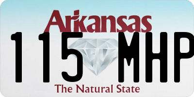 AR license plate 115MHP