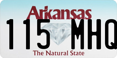 AR license plate 115MHQ