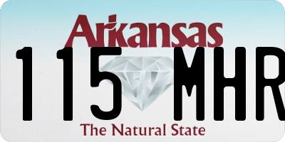 AR license plate 115MHR