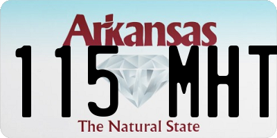 AR license plate 115MHT