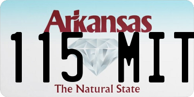 AR license plate 115MIT