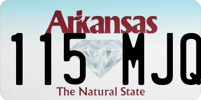 AR license plate 115MJQ