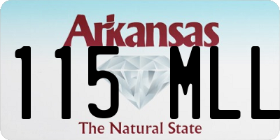 AR license plate 115MLL