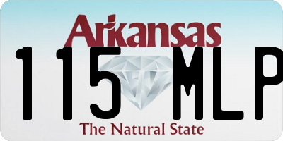 AR license plate 115MLP