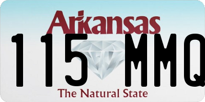 AR license plate 115MMQ