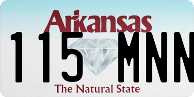AR license plate 115MNN
