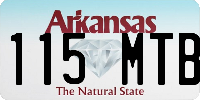 AR license plate 115MTB