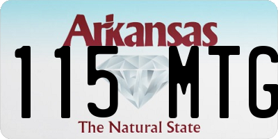 AR license plate 115MTG