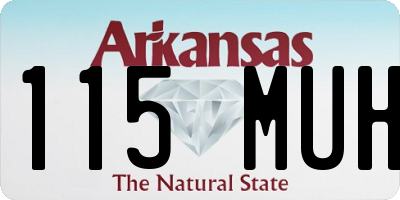AR license plate 115MUH
