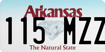 AR license plate 115MZZ