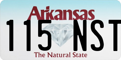 AR license plate 115NST