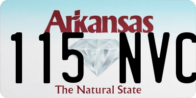 AR license plate 115NVC