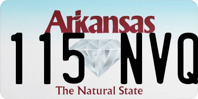 AR license plate 115NVQ