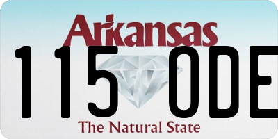 AR license plate 115ODE