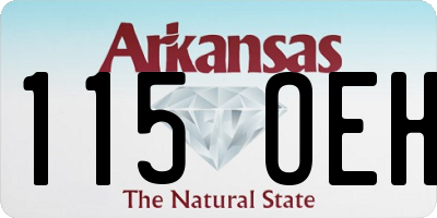 AR license plate 115OEH