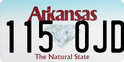 AR license plate 115OJD
