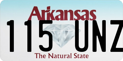 AR license plate 115UNZ