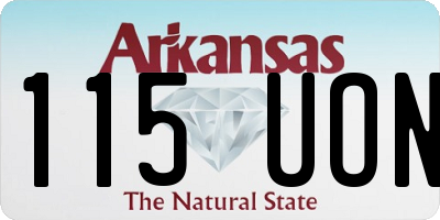 AR license plate 115UON