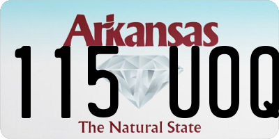 AR license plate 115UOQ