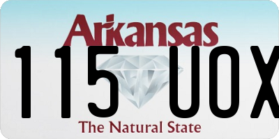 AR license plate 115UOX