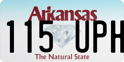 AR license plate 115UPH