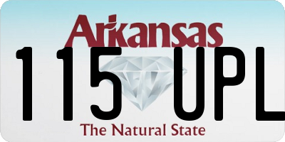 AR license plate 115UPL