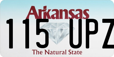 AR license plate 115UPZ