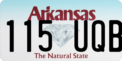 AR license plate 115UQB