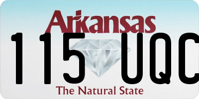 AR license plate 115UQC