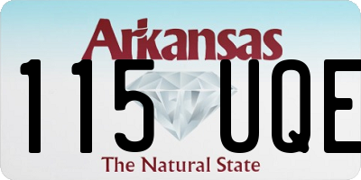 AR license plate 115UQE