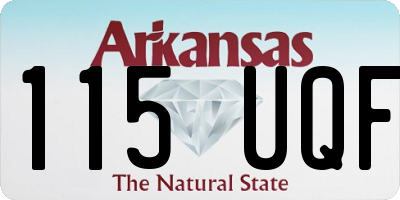 AR license plate 115UQF