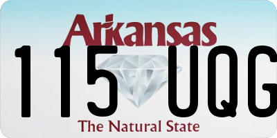 AR license plate 115UQG