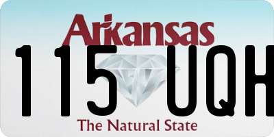 AR license plate 115UQH