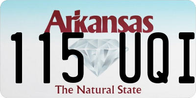 AR license plate 115UQI