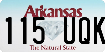 AR license plate 115UQK