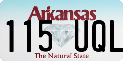AR license plate 115UQL
