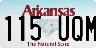 AR license plate 115UQM