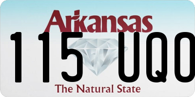 AR license plate 115UQO